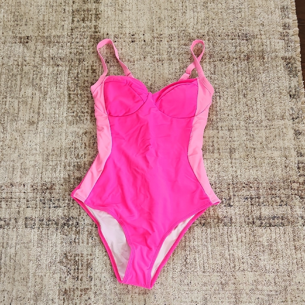NWT Vibrant Pink One-Piece Swimsuit